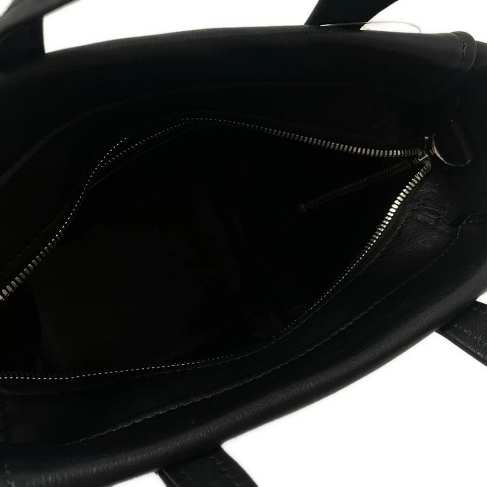 BALENCIAGA Laundry Cover XS Black Leather - Handbag 477-052625 - Picture 9 of 10